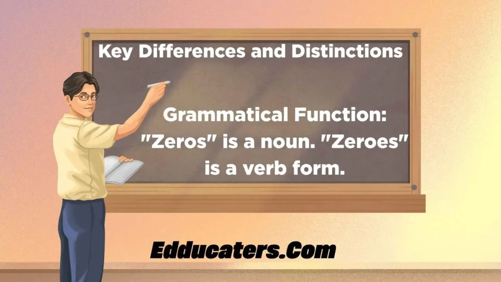 Zeroes or Zeros