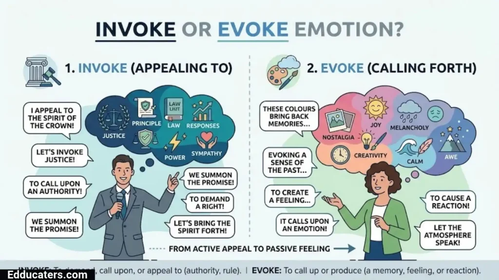 Evoke or Invoke
