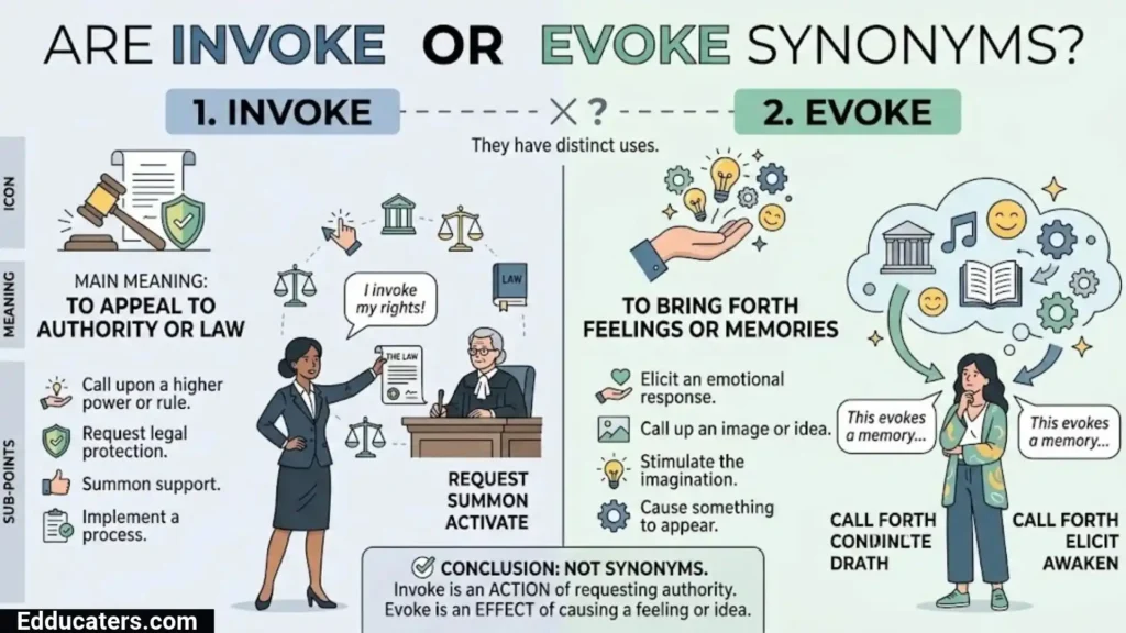 Evoke or Invoke