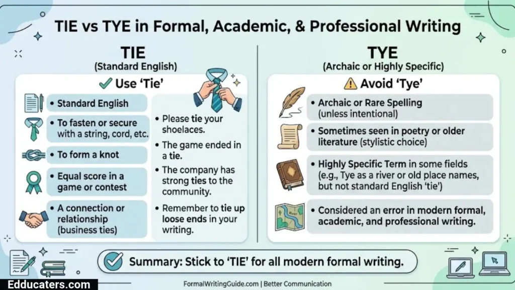 Tie or Tye