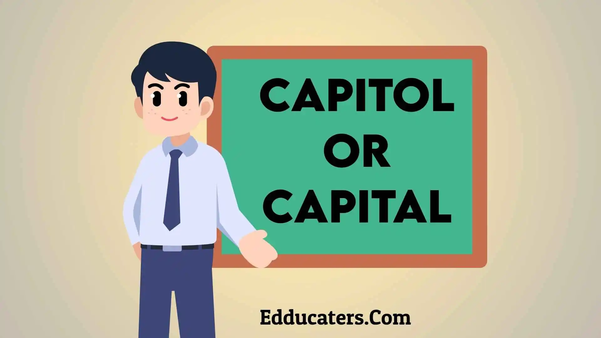 Capitol or Capital
