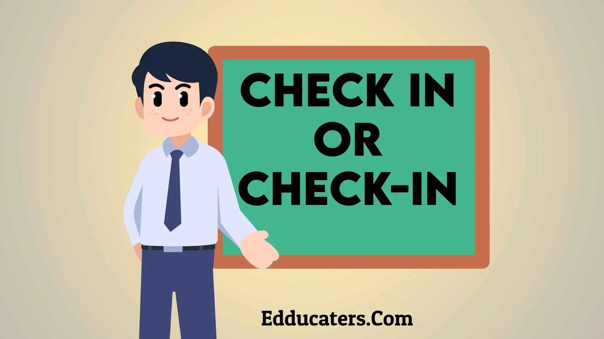Check In or Check-In