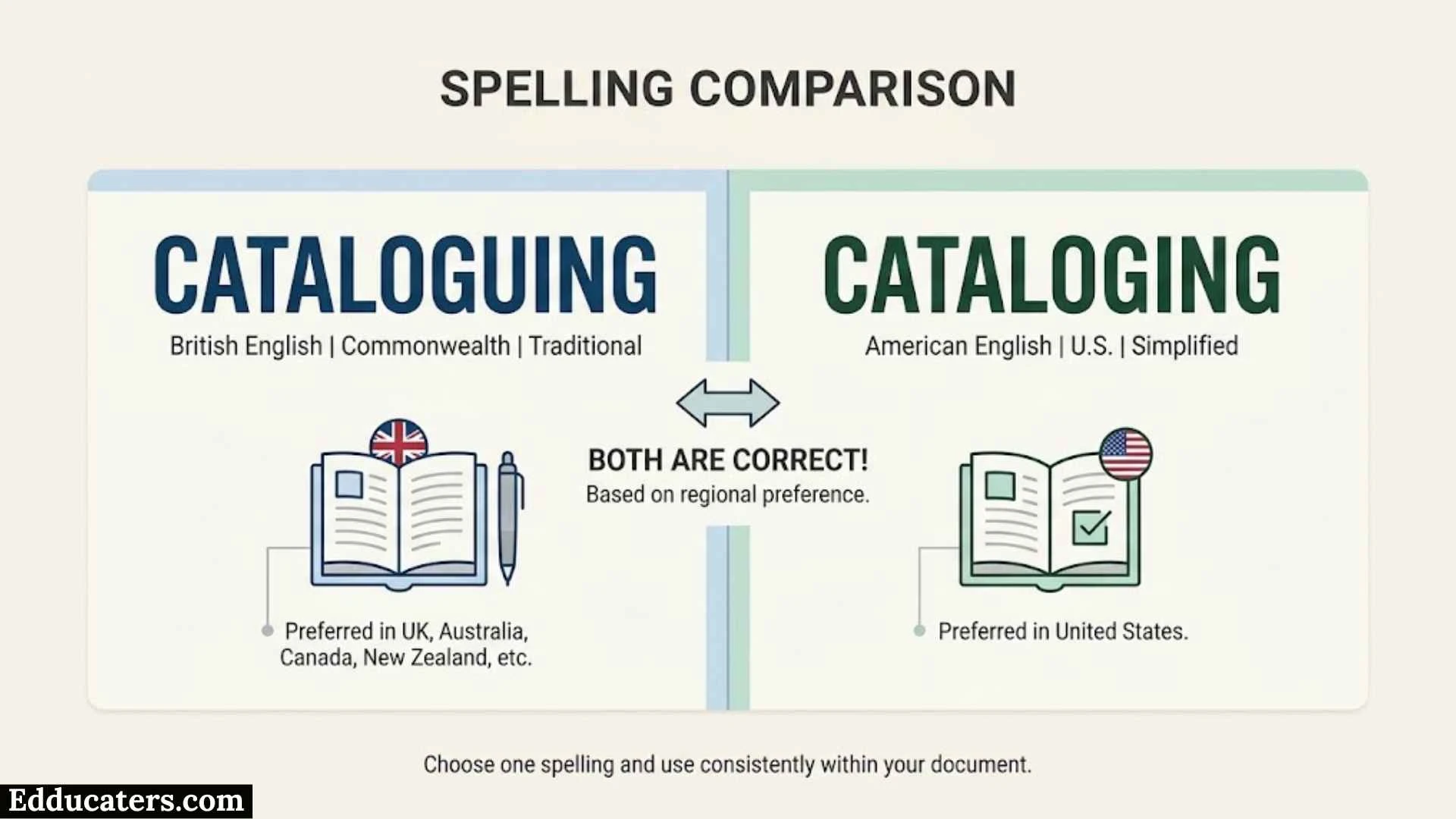Cataloguing or Cataloging