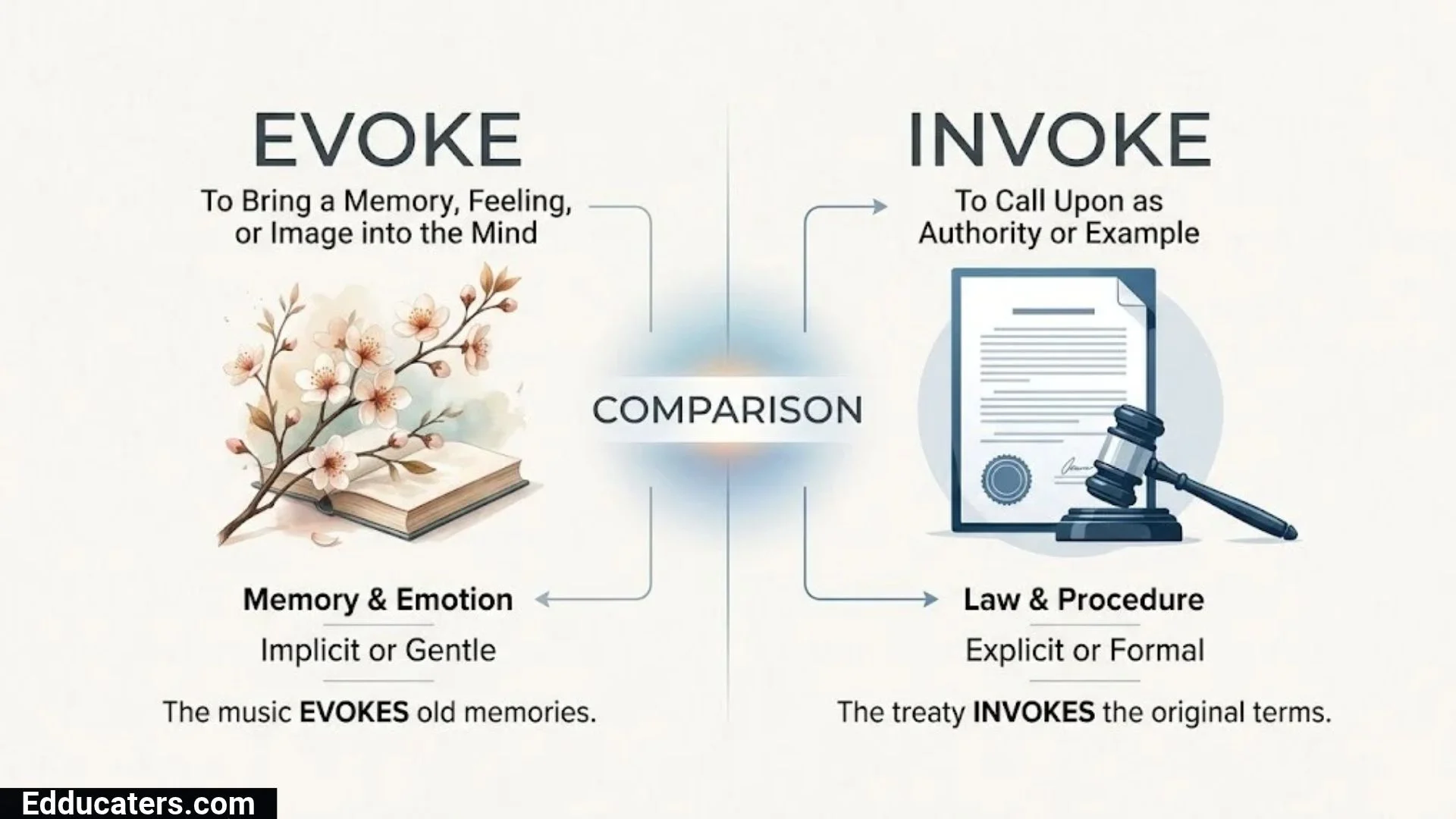Evoke or Invoke